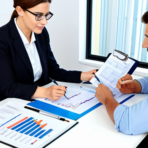 Home 20 Actuary & Tax Consultant Collaboration**
"A bright, modern office. Two professionals, a fully clothed actuary and a tax consultant in modest business attire, are collaborating over financial documents and charts related to insurance. The scene conveys teamwork, analysis, and strategic planning. Perfect anatomy, correct proportions, well-formed hands. Safe for work, appropriate content, professional, family-friendly."
**