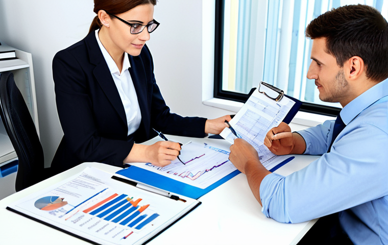 Actuary & Tax Consultant Collaboration**

"A bright, modern office. Two professionals, a fully clothed actuary and a tax consultant in modest business attire, are collaborating over financial documents and charts related to insurance. The scene conveys teamwork, analysis, and strategic planning. Perfect anatomy, correct proportions, well-formed hands. Safe for work, appropriate content, professional, family-friendly."

**