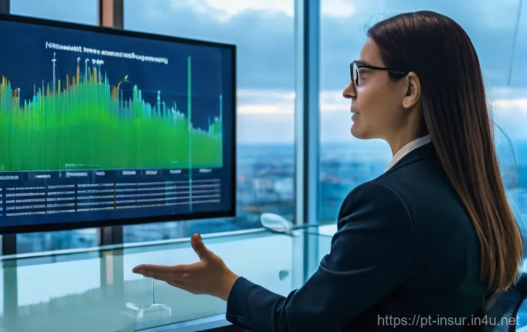 보험계리사와 사업 지속 가능성 - **Prompt 1: Actuaries Navigating Climate Risks with Data Intelligence**
    "A professional, diverse...