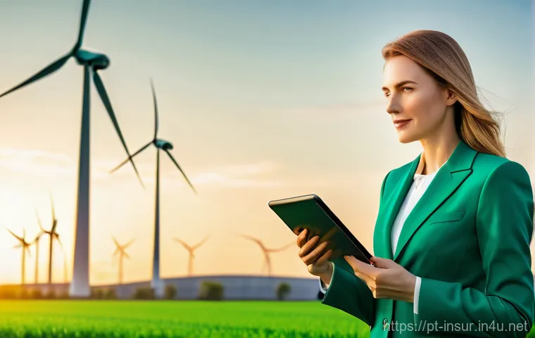 보험계리사와 사업 지속 가능성 - **Prompt 2: ESG Reporting Elevated by Human-AI Synergy**
    "A dynamic image depicting a male actua...