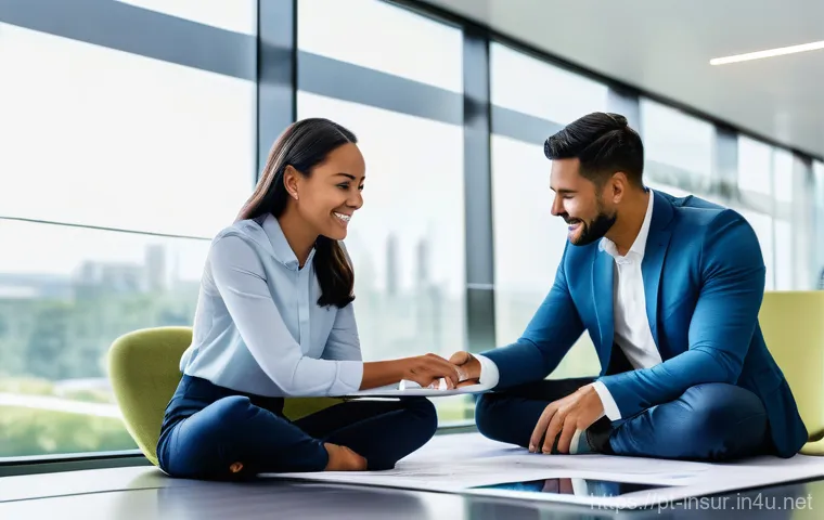 보험계리사와 보험 시장 예측 - Image Prompt 1: The Visionary Actuaries of Tomorrow**