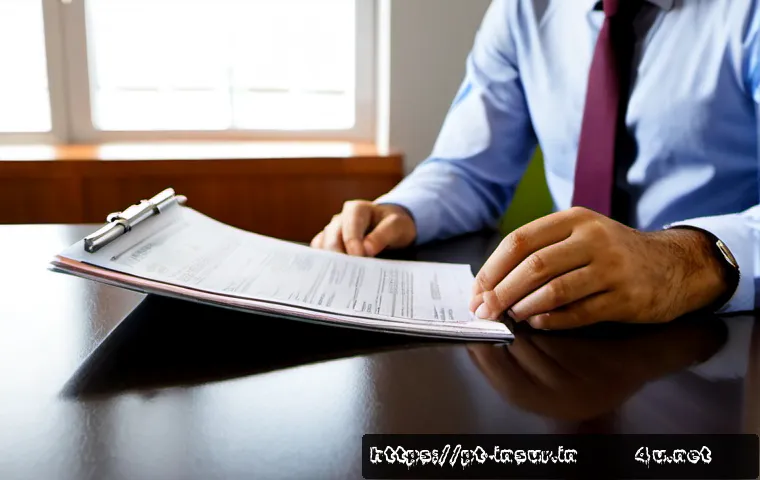 Home 17 보험계리사로서 알아야 할 법률 - Photorealistic Brazilian actuary in a modern São Paulo office, carefully comparing an unmarked insur...